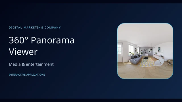 Example preview: 360° Panorama Viewer