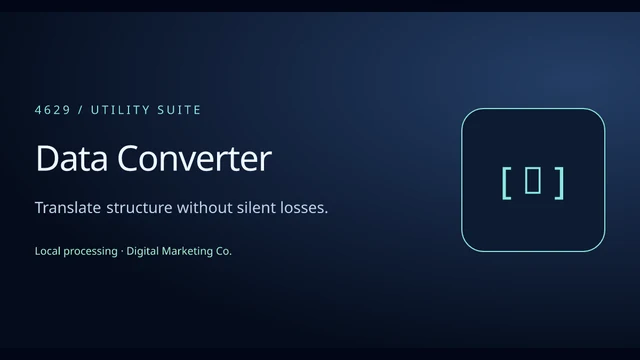 Example preview: Data Converter