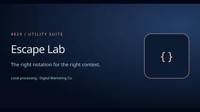 Example preview: Escape Lab