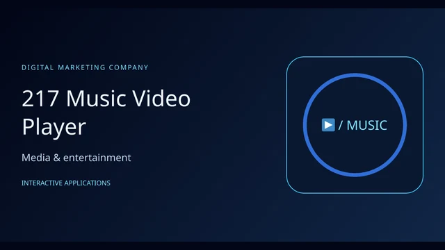 Example preview: 217 Music Video Player