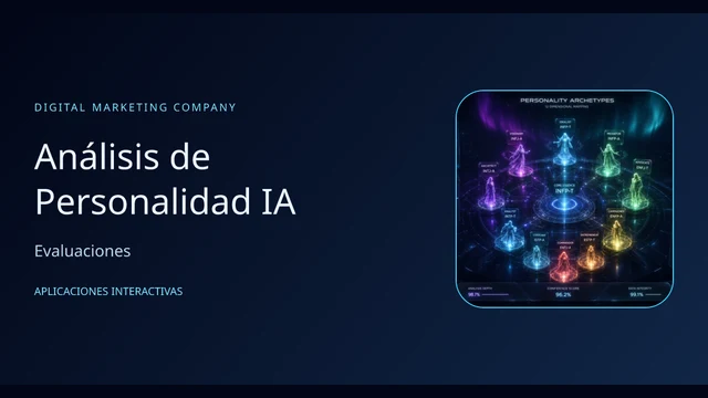 Vista del ejemplo: Análisis de Personalidad IA