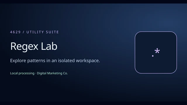 Example preview: Regex Lab
