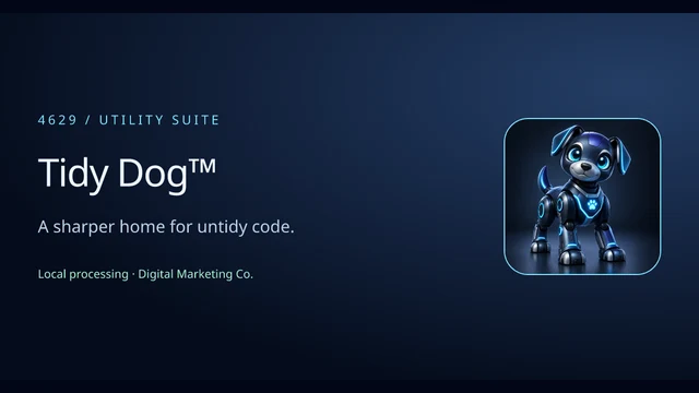 Example preview: Tidy Dog™