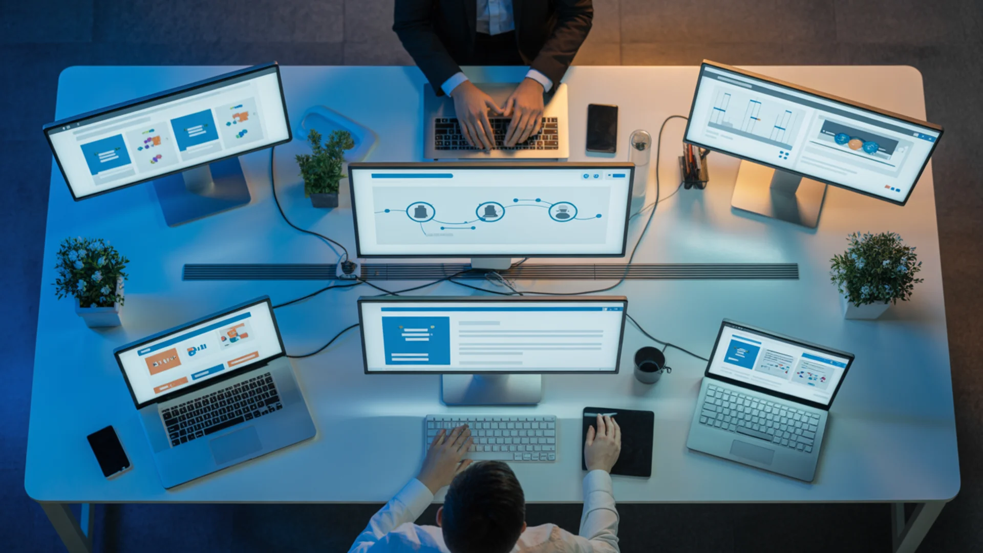 Healthy backlink profile ecosystem showing network of diverse websites linking together for SEO authority