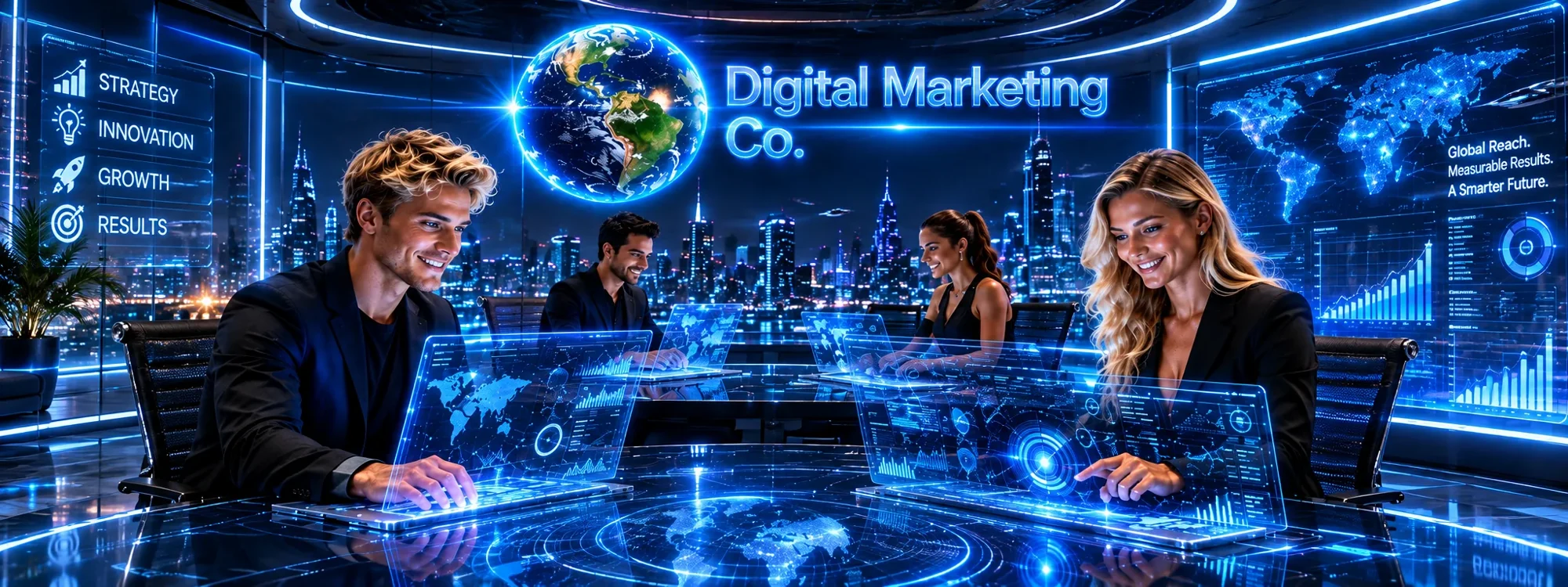 Digital Marketing Company and Digital Marketing Agency command center — Digital Marketing Co.