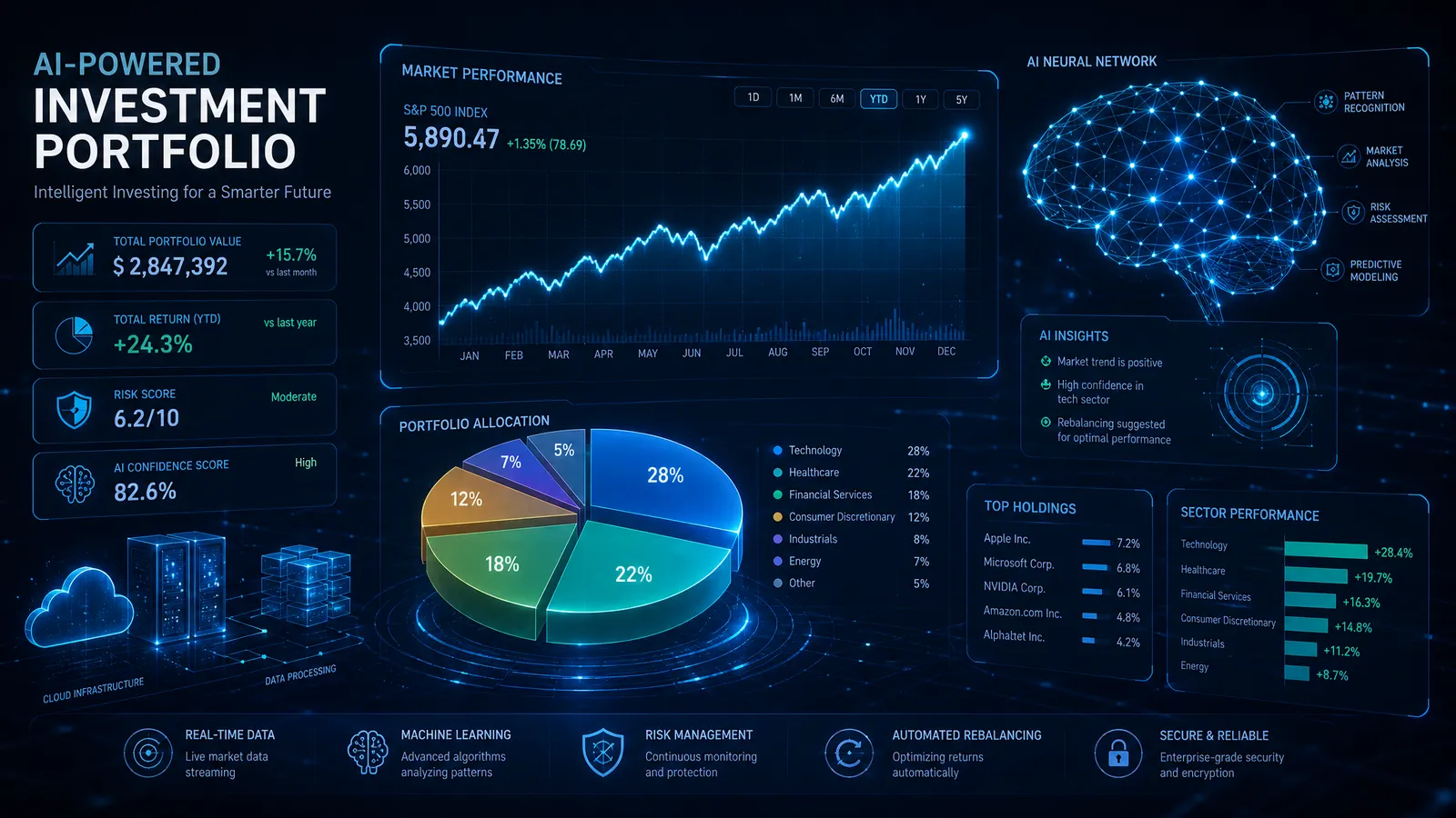 Dónde Invertir $1 Millón para los Próximos 5–10 Años (Junio 2026): Guía de Asignación de Inversiones Respaldada por Investigación — Digital Marketing Co. blog