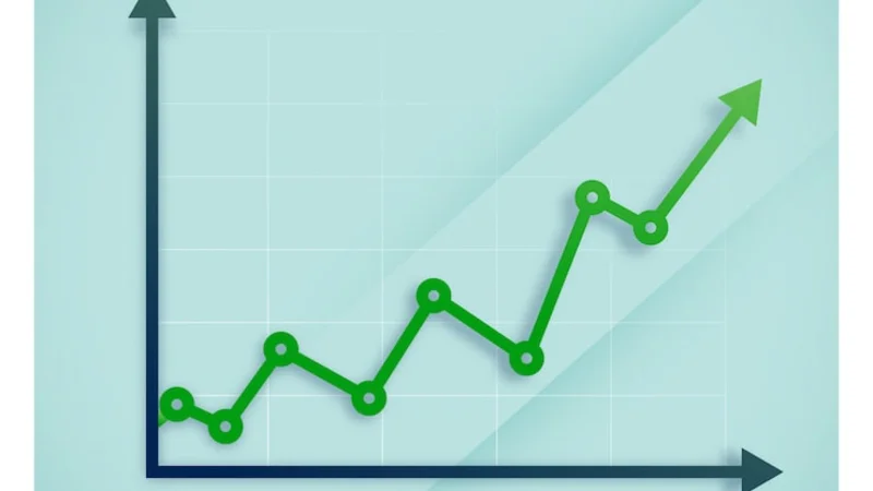 Business growth chart showing explosive return on investment for geothermal contractor directory platform