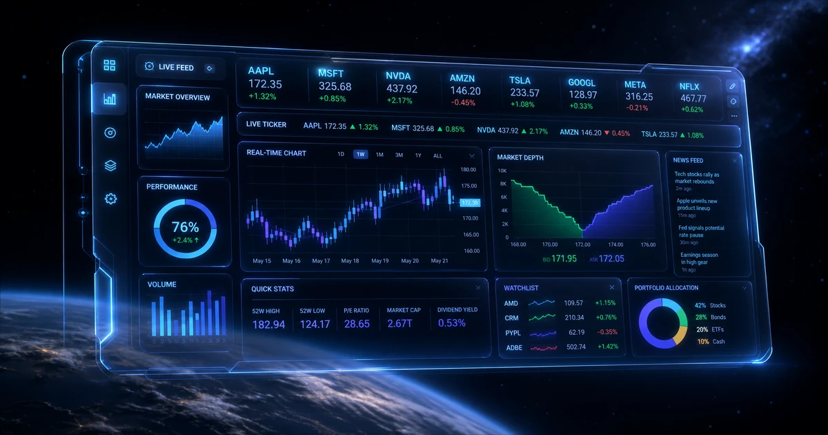 Futuristic visualization of Embeddable Widgets & Micro-Tools
