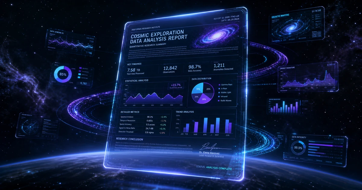Futuristic visualization of Original Research Reports & Data Studies