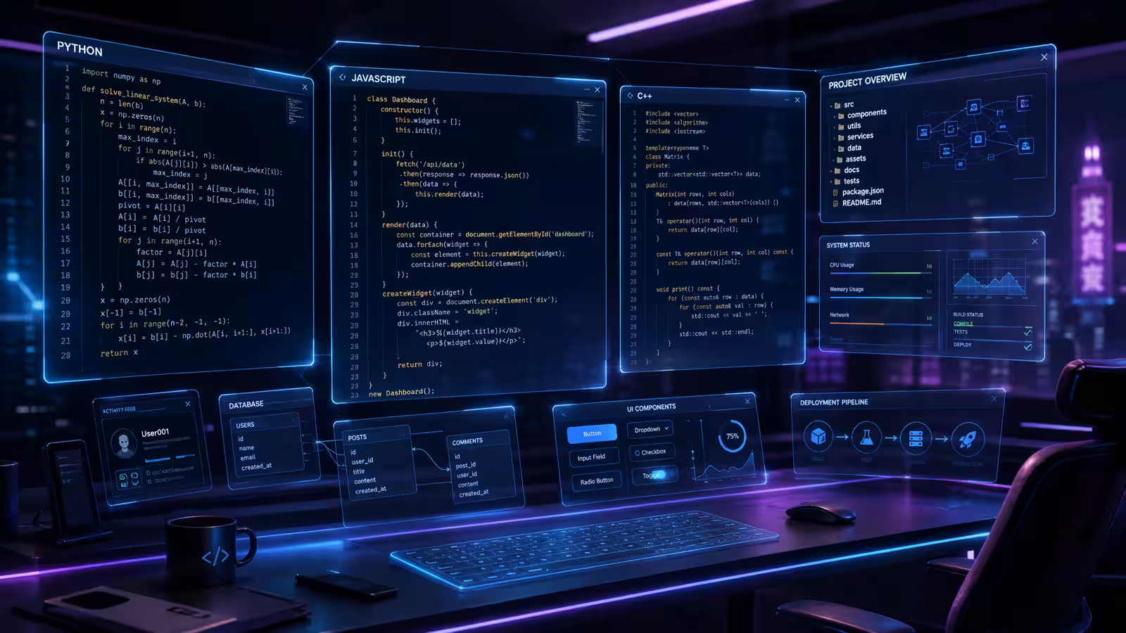AI chatbot interface