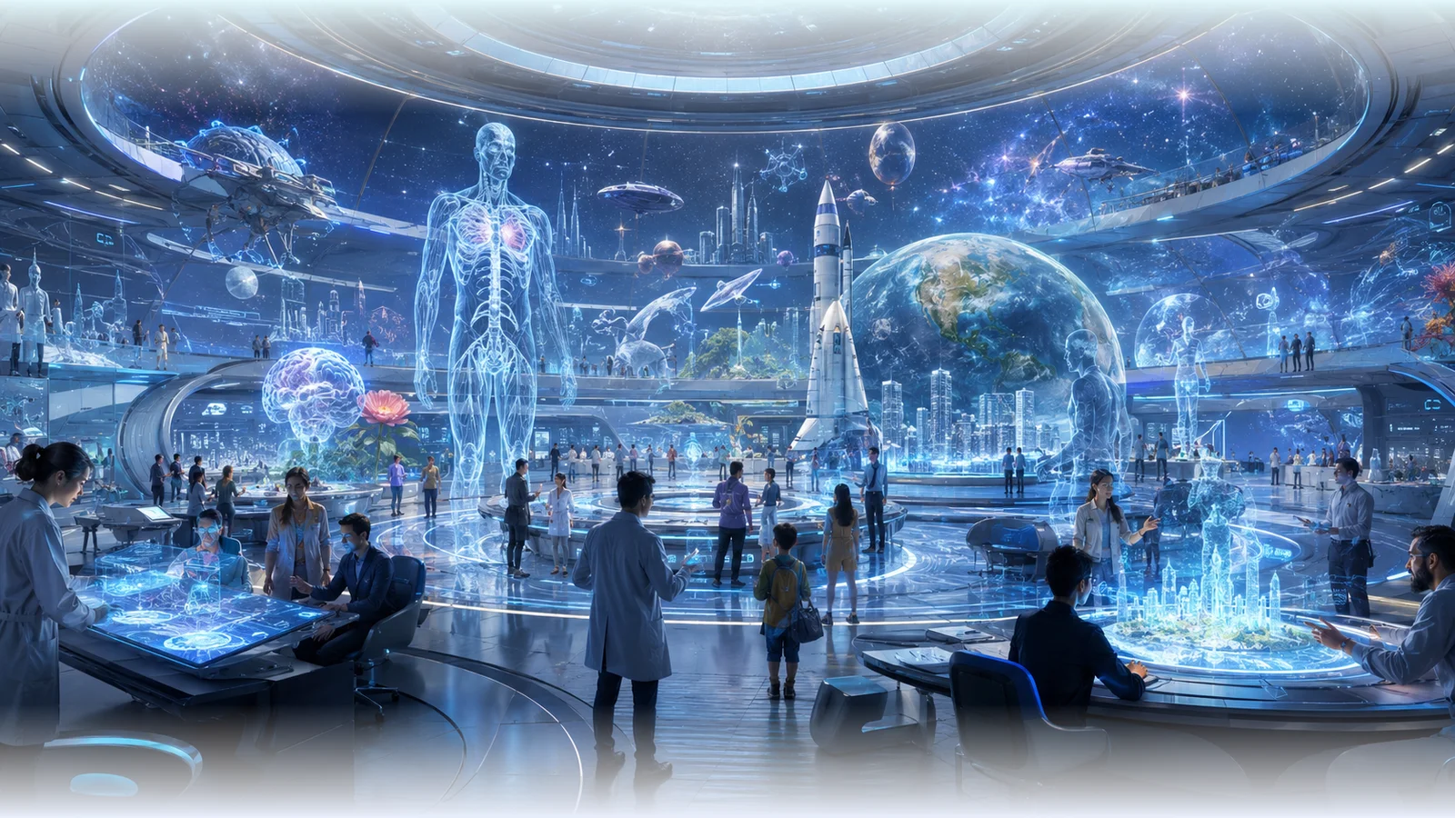 OmniReality — a navigable holographic world extending beyond the flat screen, by Michael Aaron Loftus