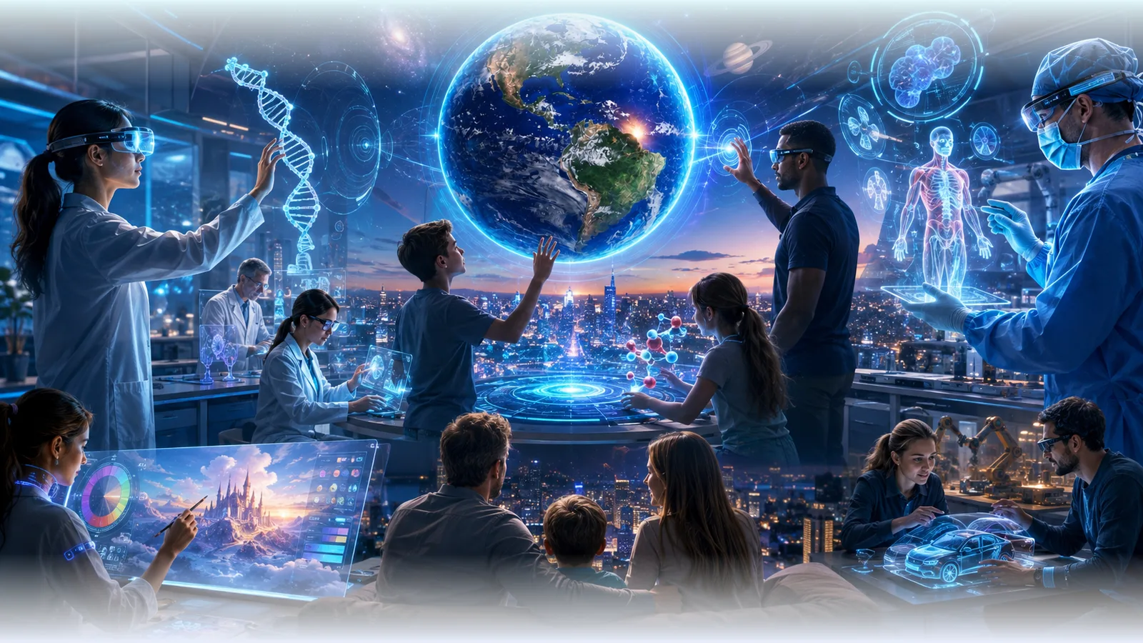 A global network of collaborative OmniReality deployments