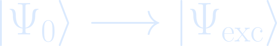 Equation for Step 10: Initial Quantum Excitation at t = 0