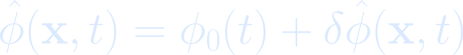Equation for Step 27: Field Decomposition into Background and Perturbations