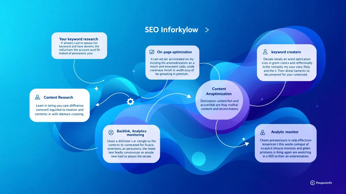 SEO ranking workflow — keyword research through analytics