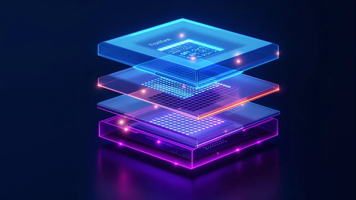 Layered modern web application architecture