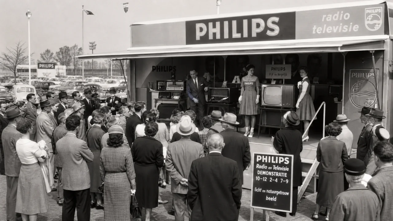 Experiential & Event Marketing — 1945 – 1970: una representación de época de este método de marketing estadounidense.