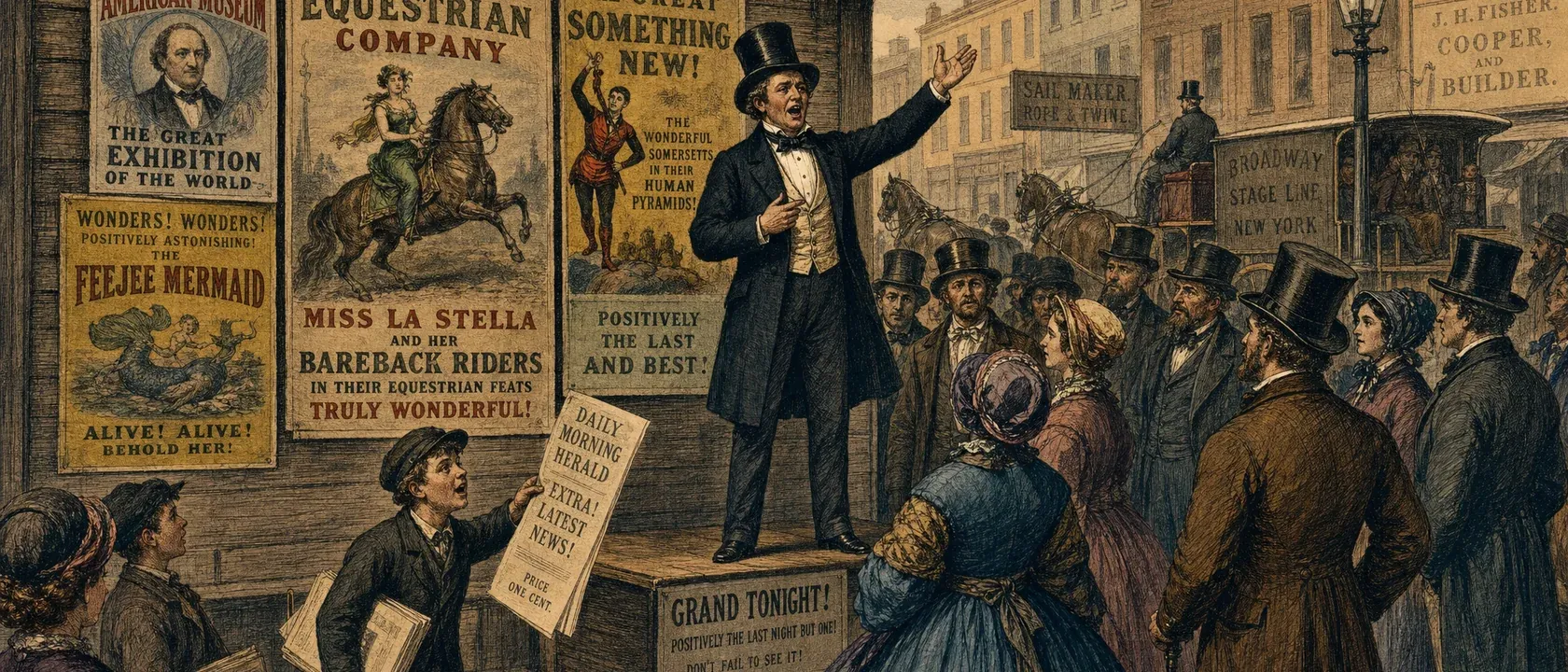 Ilustración de la era The Age of Spectacle & Expansion (1820 – 1865)
