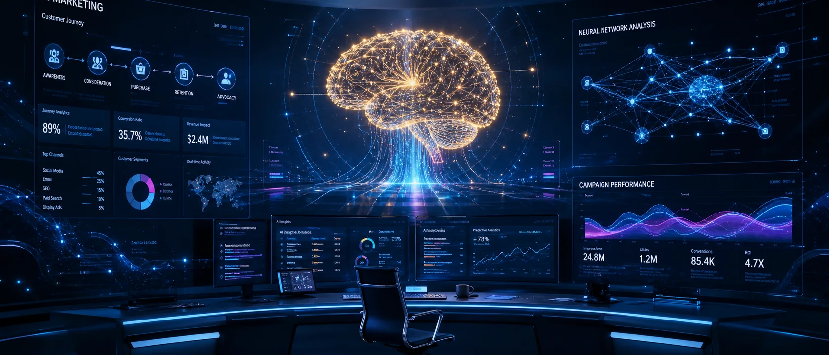 Ilustración de la era The Age of Artificial Intelligence (2020 – Present)