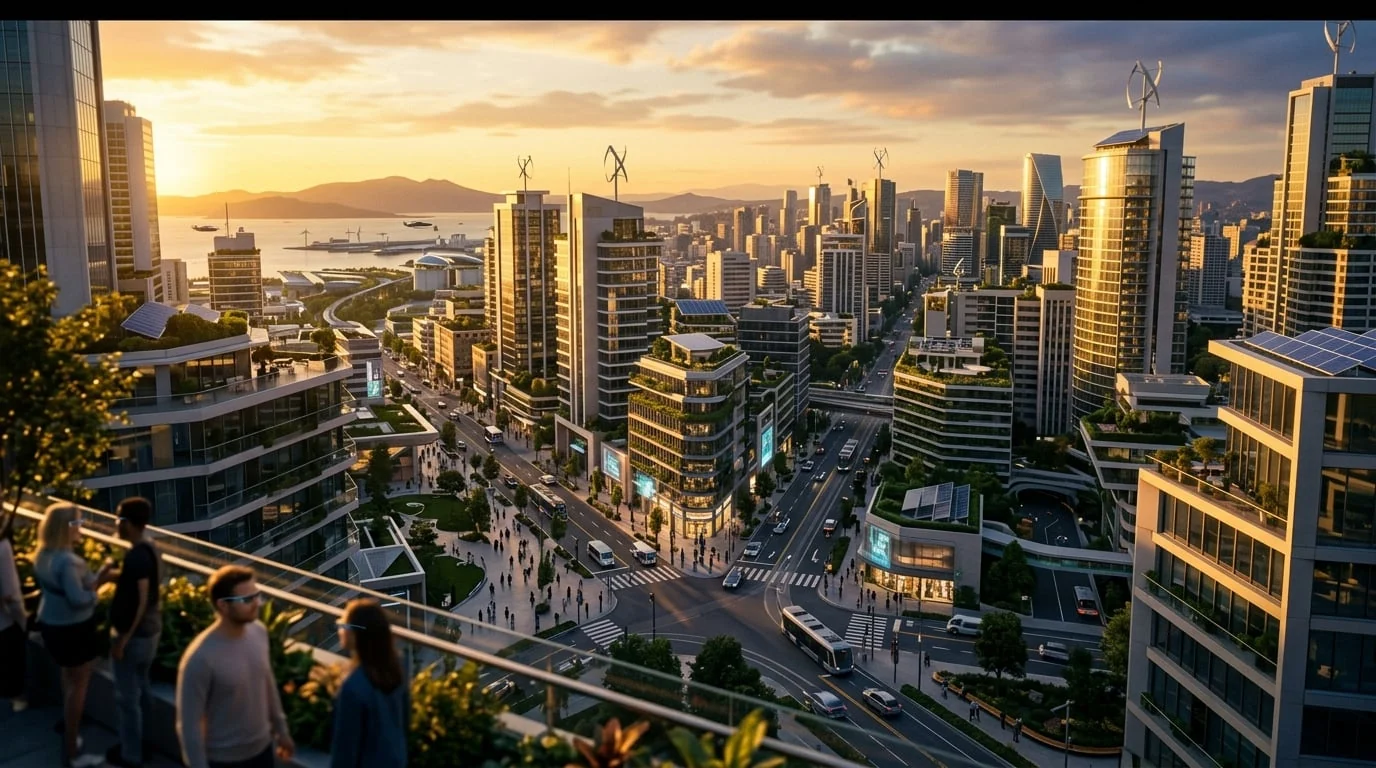 Illustration of the The Coming Decades era (Present – 2100)