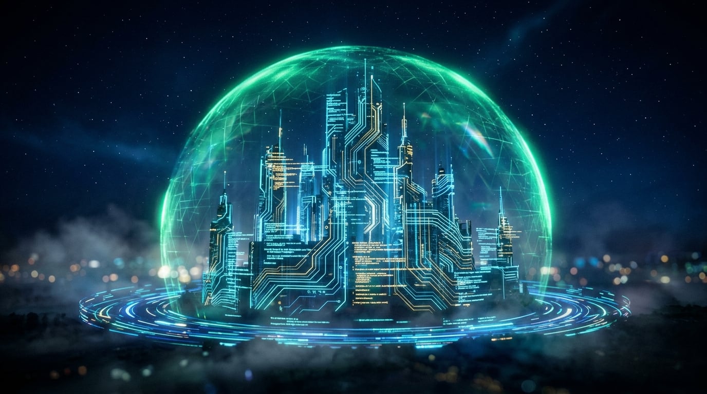 Proprietary AI auditor competitive moat visualization